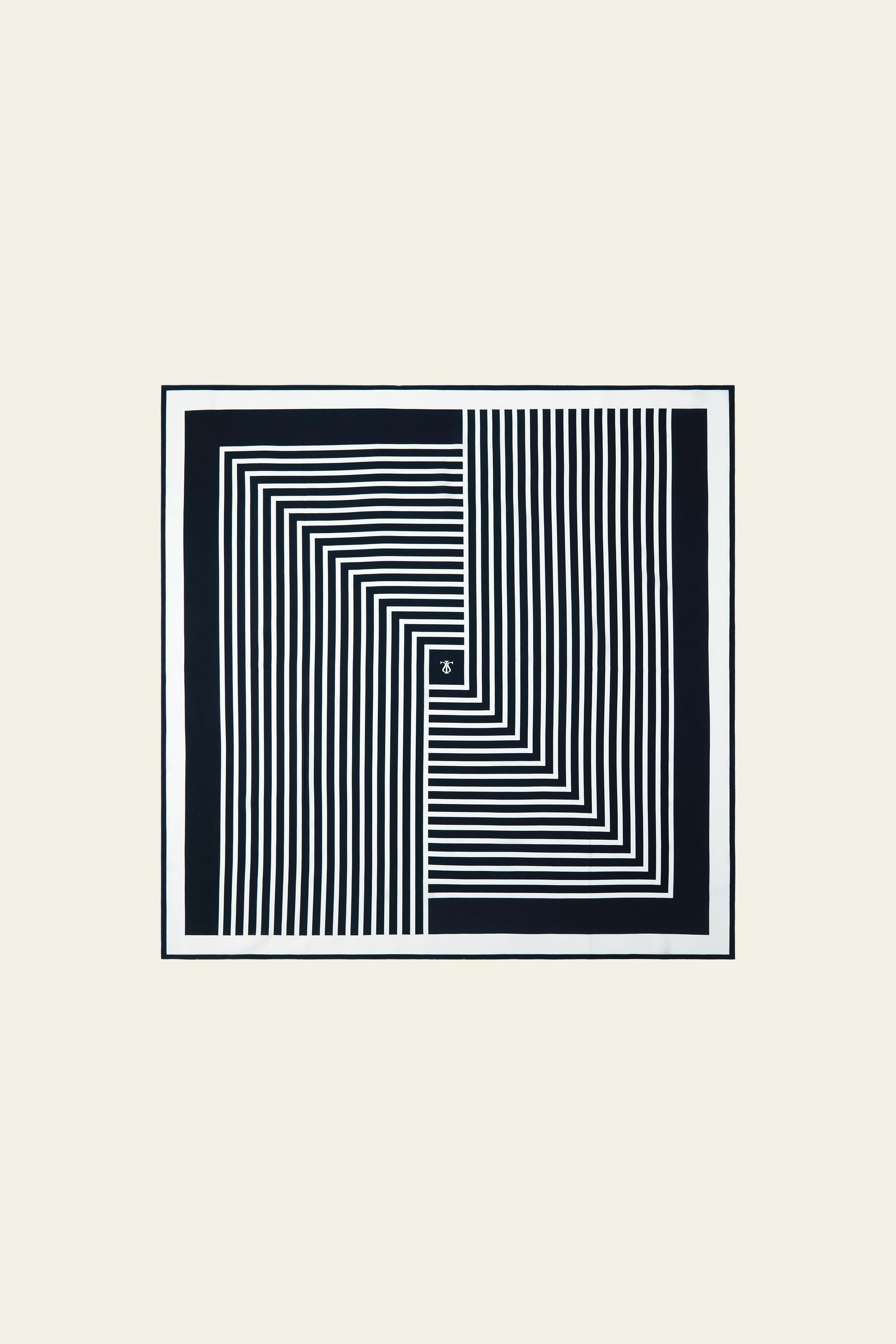 Mid-Century Pattern Silk Scarf | LILYSILK