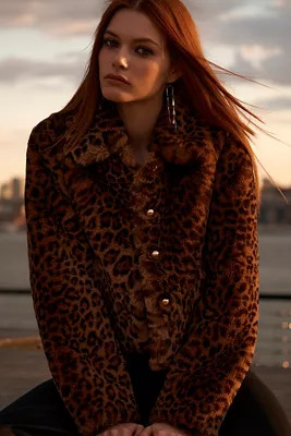 Maeve Faux-Fur Coat | Anthropologie (US)