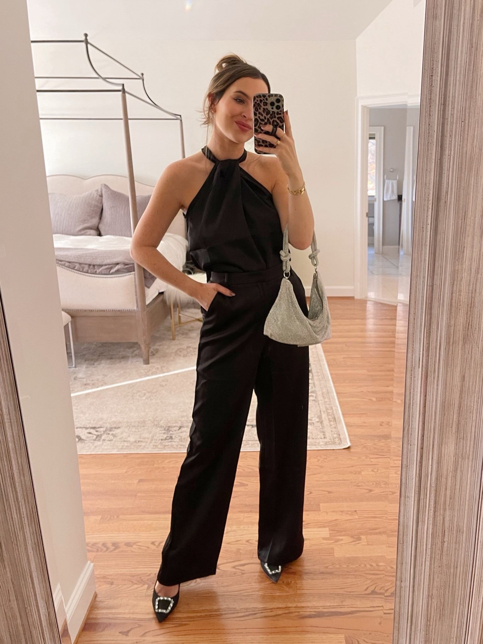 Holiday outfit from Gibson Look! Use code GLAM10 for 10% off! Top and pants run large, size down one size (wearing XS here)  

#LTKSeasonal #LTKHoliday #LTKsalealert