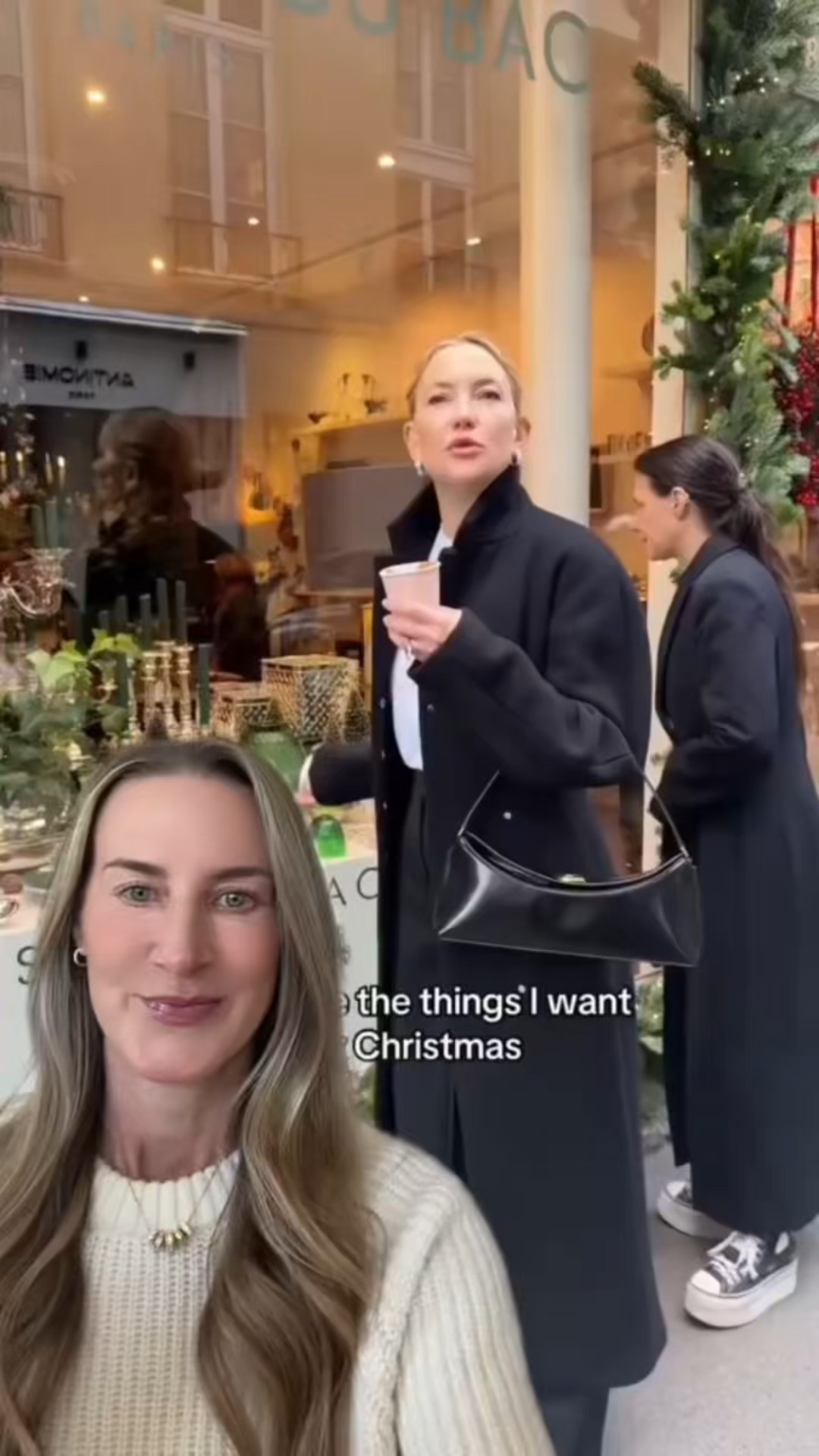 Kate Hudson’s Paris coat moment is everything right now and the requests have been nonstop. Here is the exact double breasted black coat she wore while shopping in Paris with her son plus the best look for less options that give you that same quiet luxury winter look.

This is the kind of classic celebrity street style that always trends timeless tailoring rich black wool structured shoulders and the elegant menswear inspired silhouette she wears so well. If you love celebrity winter outfits minimalist style codes elevated neutrals and polished outerwear you can actually wear in real life this one belongs in your capsule wardrobe.