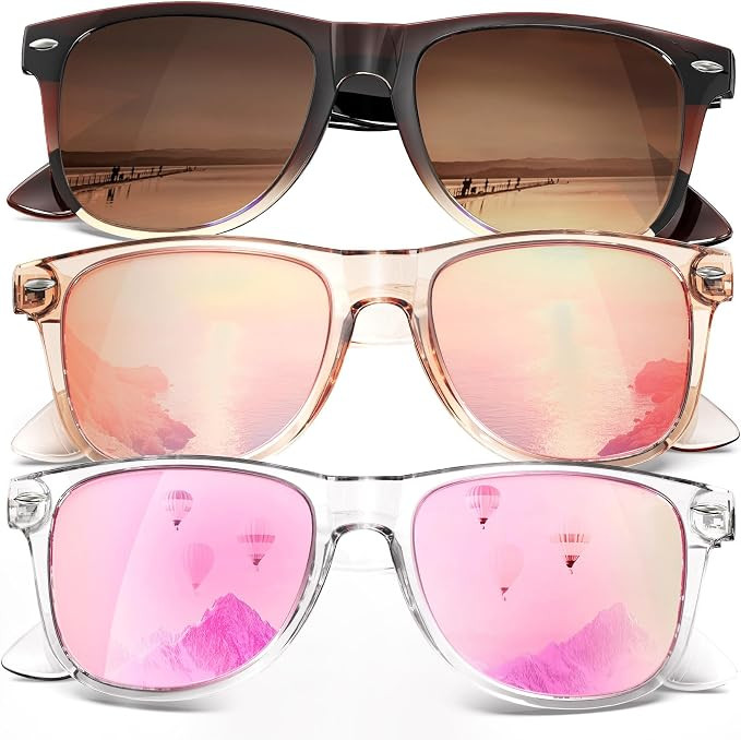 KALIYADI Womens-Sunglasses Polarized Sunglasses Womens: Retro Trendy Sun Glasses with UV400 Prote... | Amazon (US)