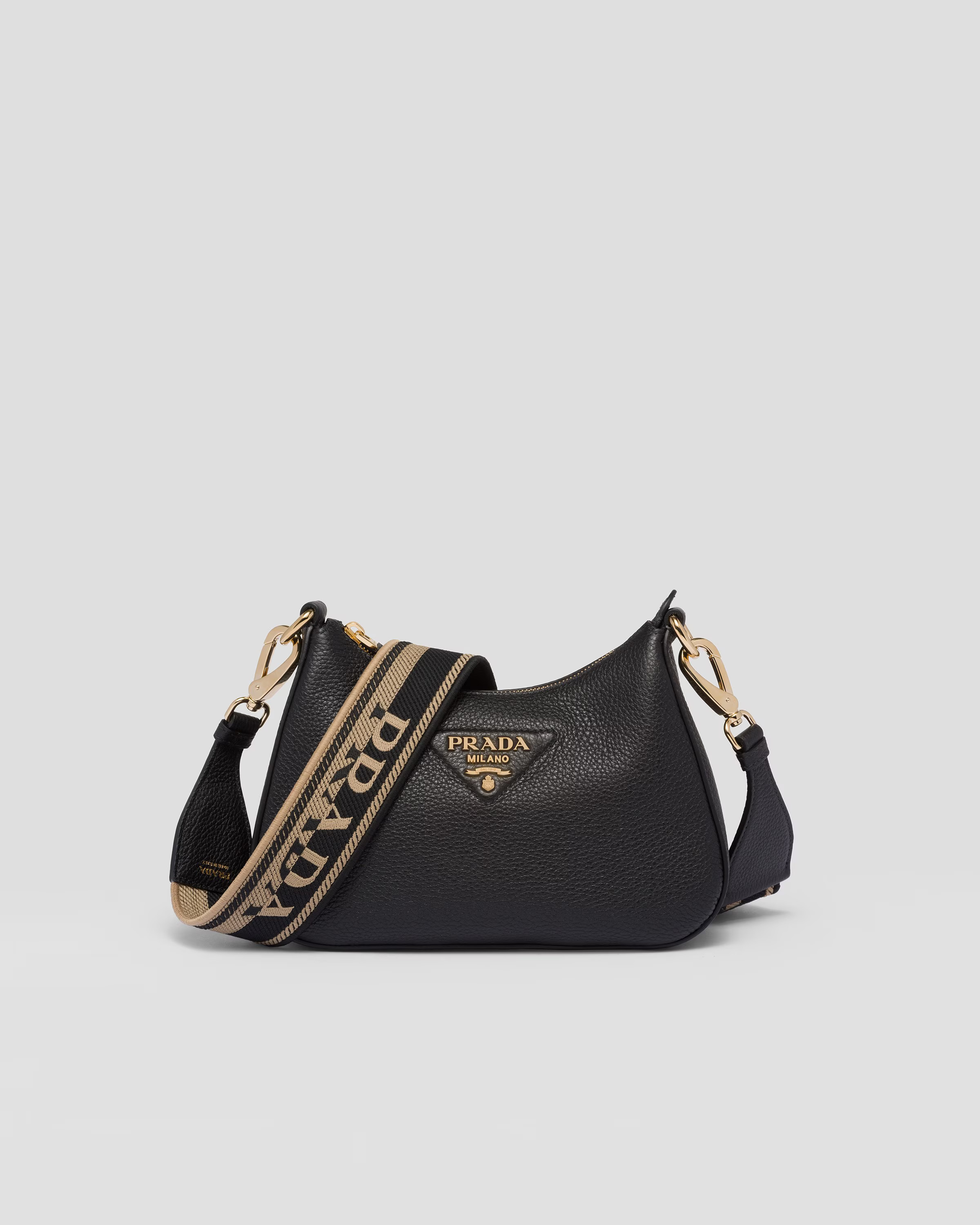 Leather shoulder bag | Prada Spa US