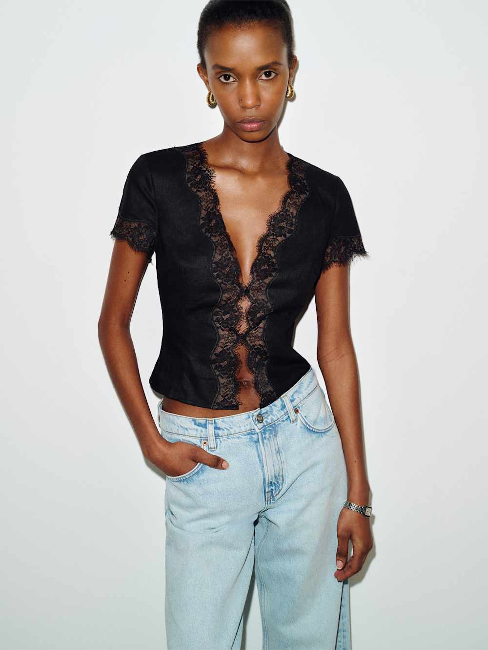 Brynn Linen Top | Reformation (Global)