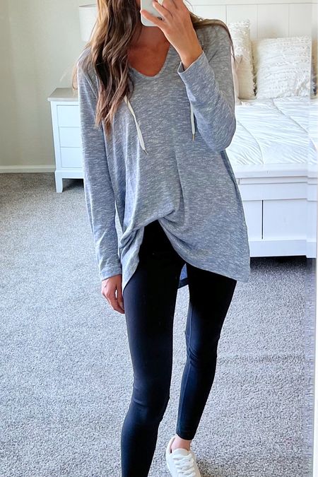 Loving this grey top paired with black leggings because its very comfortable! The top has a loose fit so I can move freely with these clothes. Great for a casual day or a quick grocery run!

Amazon finds, Amazon faves, Amazon fashion, casual outfit, casual outfit for moms, outfit idea for moms, loose fitting top, outfit inspo for moms, loungewear, loungewear outfit idea, loungewear outfit inspo

#LTKtravel #LTKSeasonal #LTKstyletip