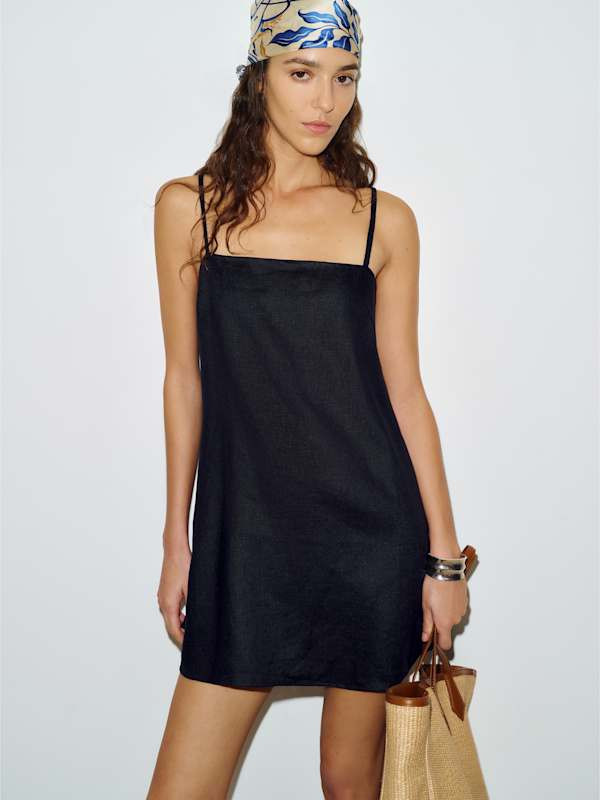 Aubree Linen Dress | Reformation (Global)