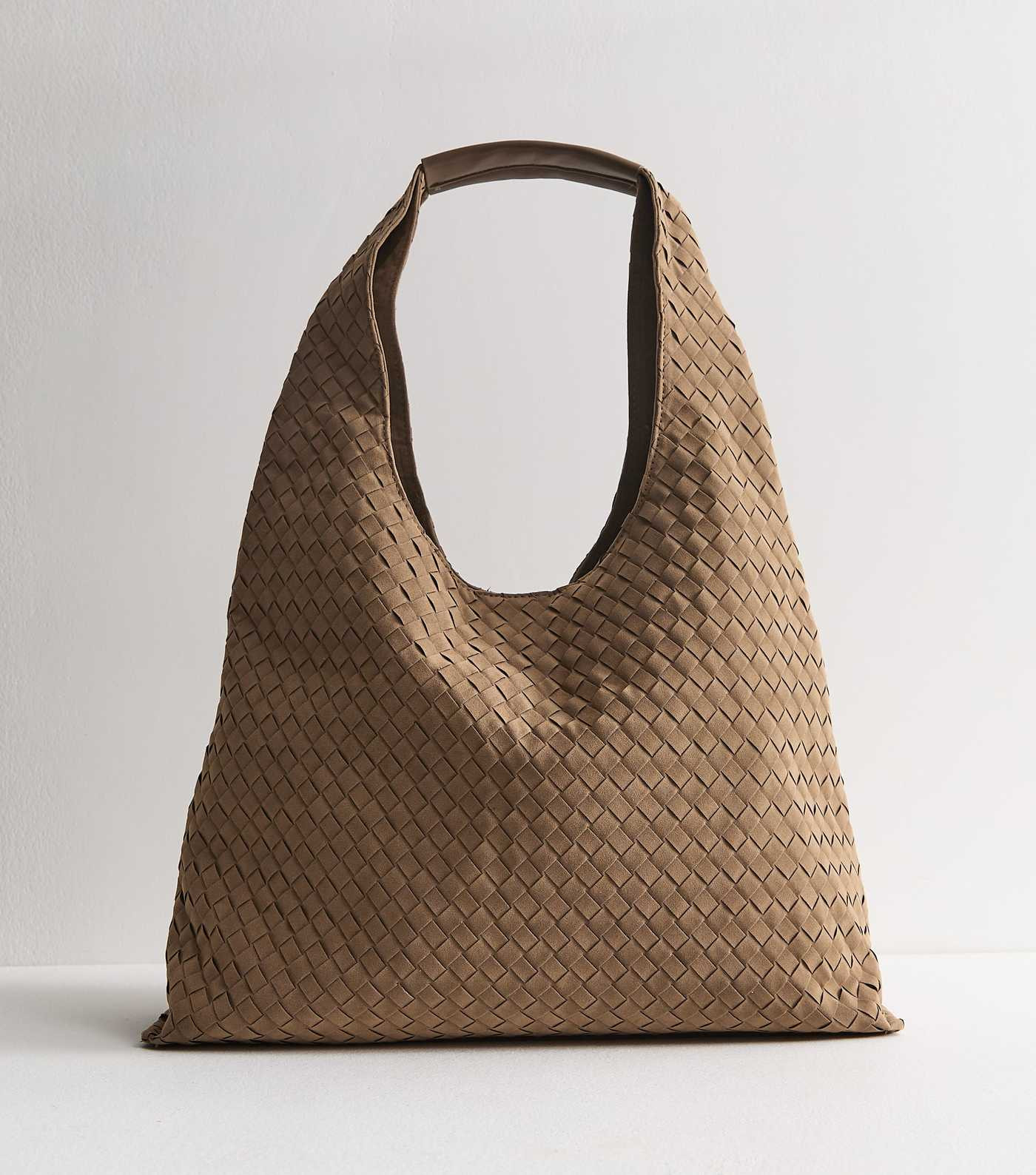 Camel Weave Hobo Shoulder Bag | New Look | New Look (UK)