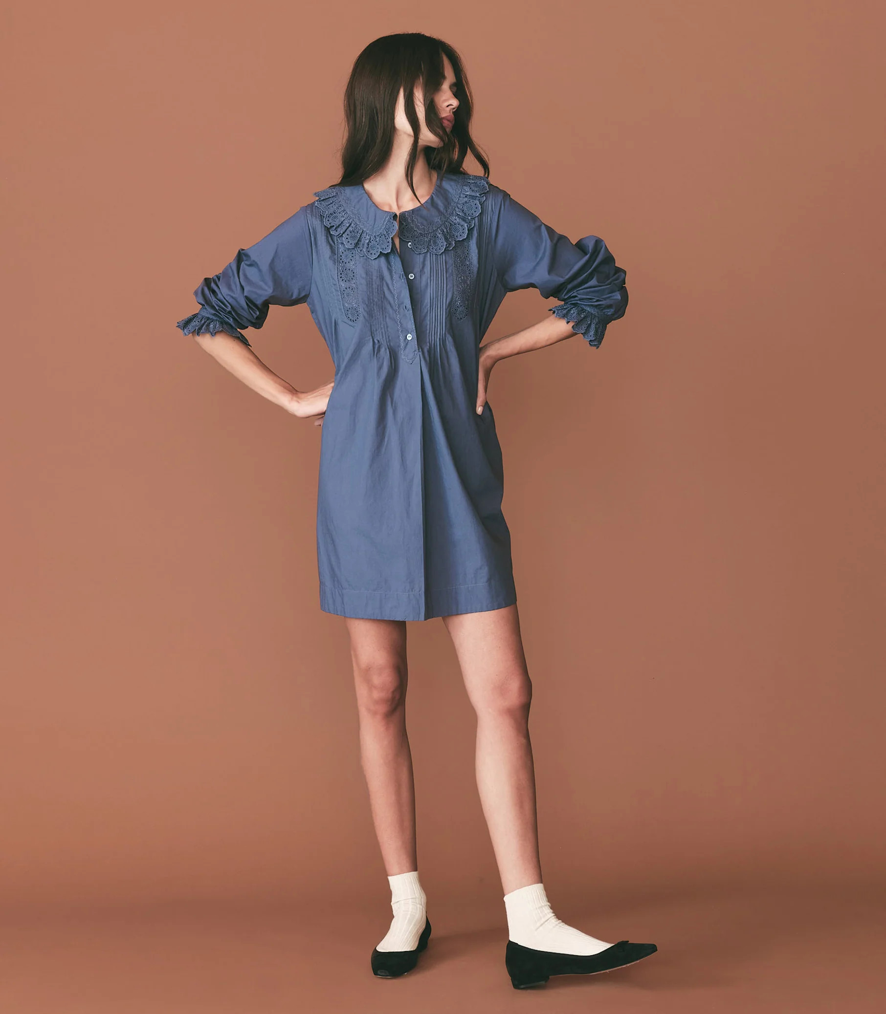 Nerona Dress - Atlantic | DÔEN | DOEN