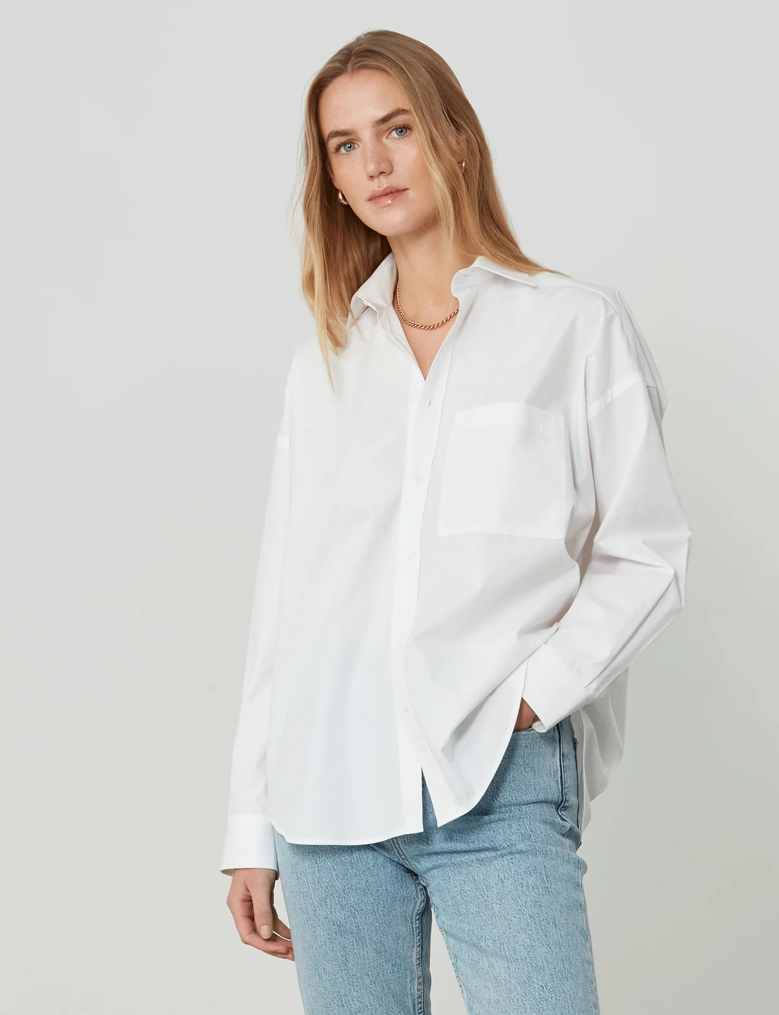 The Weekend: Fine Poplin, White | With Nothing Underneath