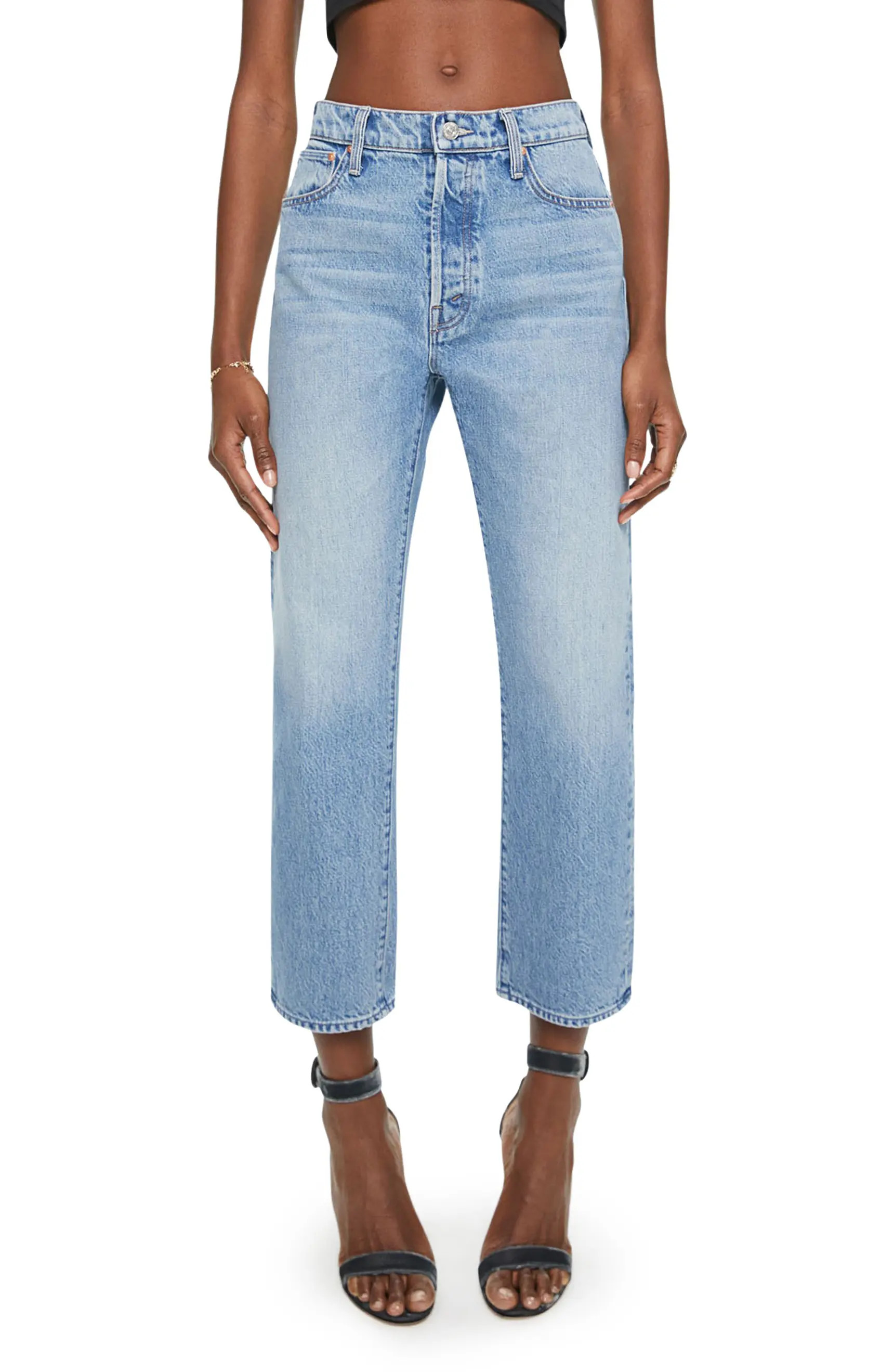 MOTHER The Ditcher Crop Straight Leg Jeans | Nordstrom | Nordstrom