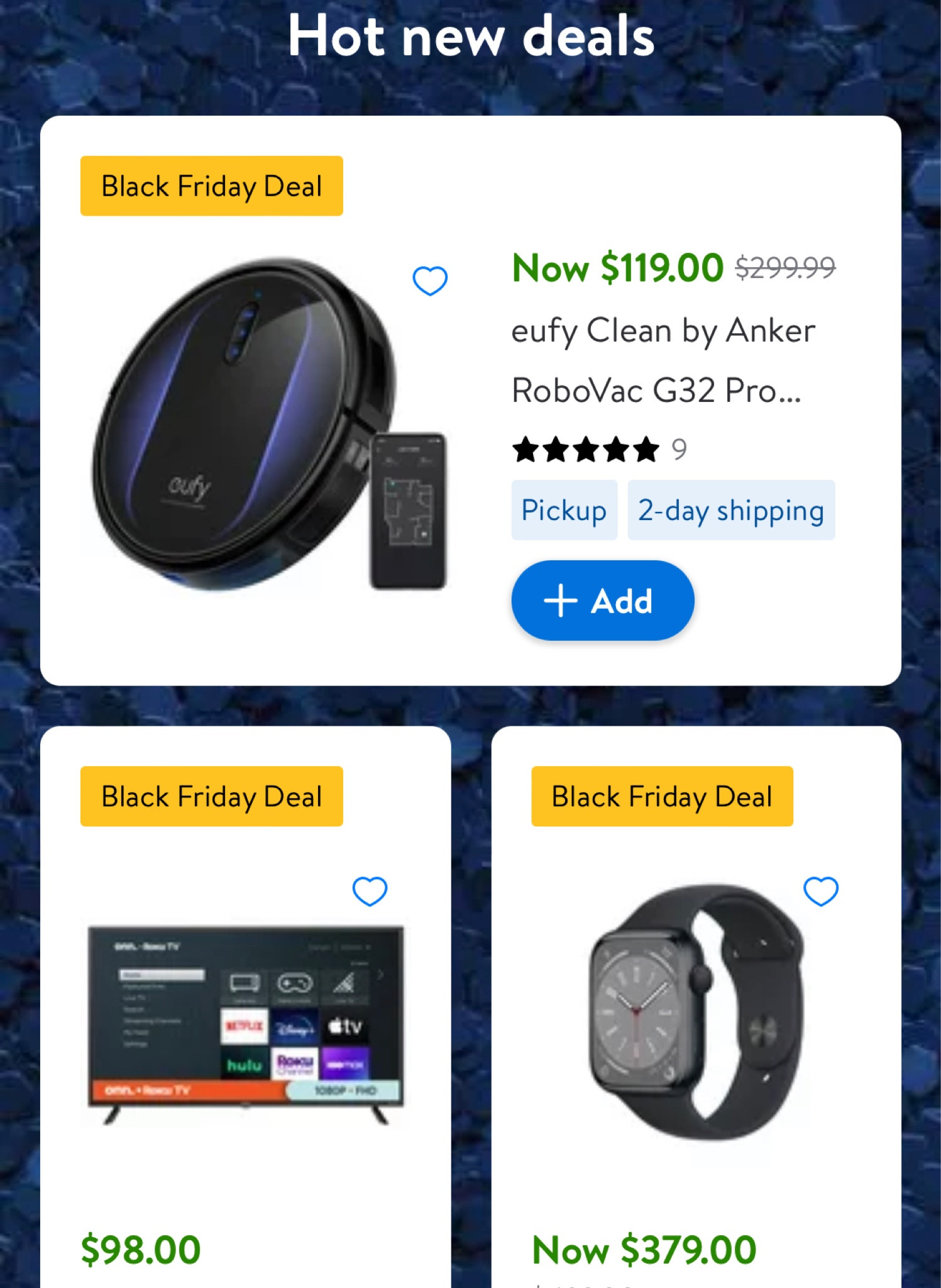Black Friday Deals! Vacuum, apple AirPods, Apple Watch, airfryer, pioneer woman, kitchen supplies and more. 

#blackfriday #sales #sale #walmart #airfryer #giftsforhim #giftsforher

#LTKCyberweek #LTKGiftGuide #LTKsalealert