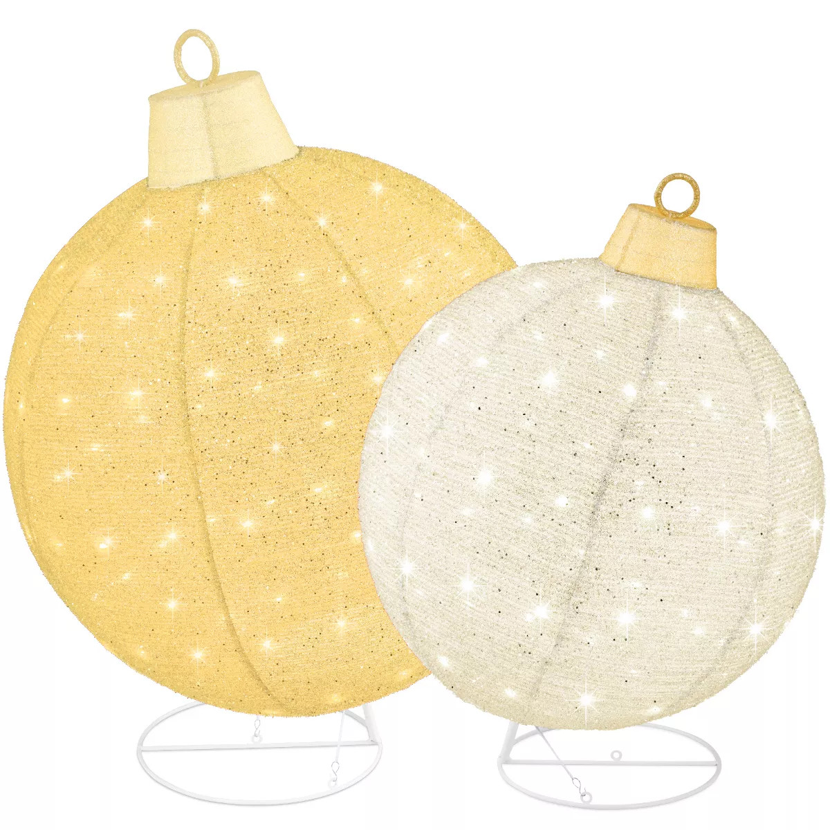 Best Choice Products 2pc Lighted Pop-Up Christmas Ornaments Outdoor Holiday Decoration w/ 180 LED... | Target
