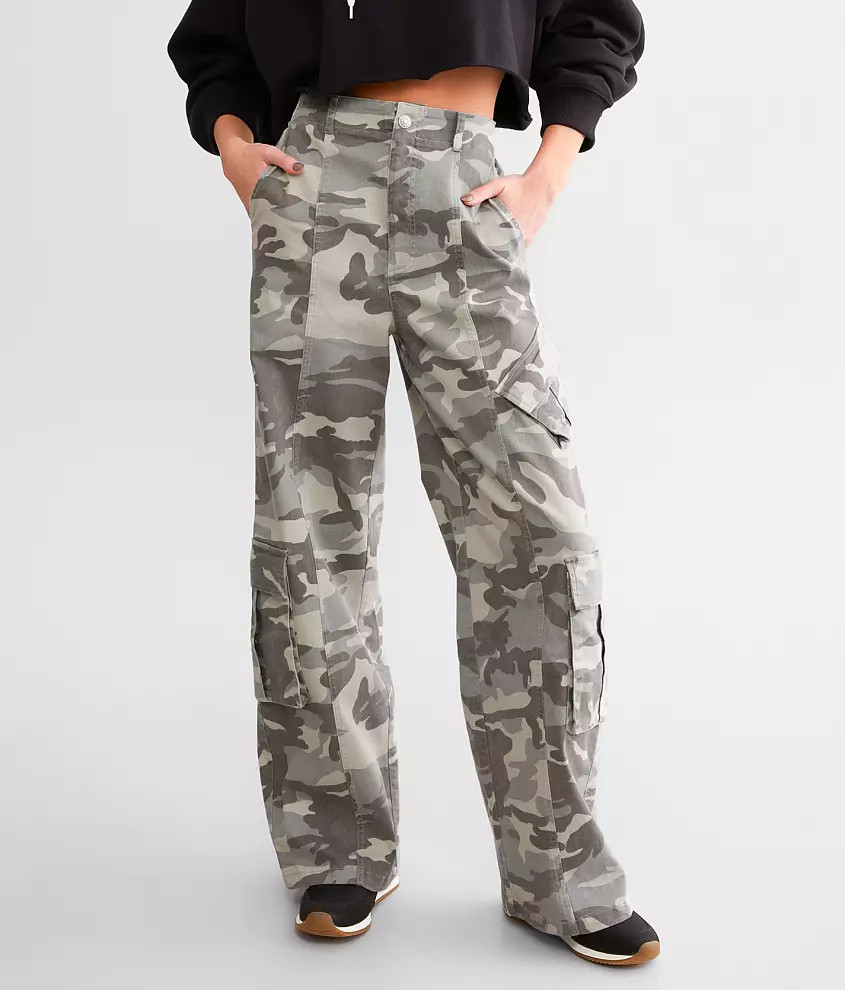 Klesis Camo Wide Leg Cargo Pant | Buckle