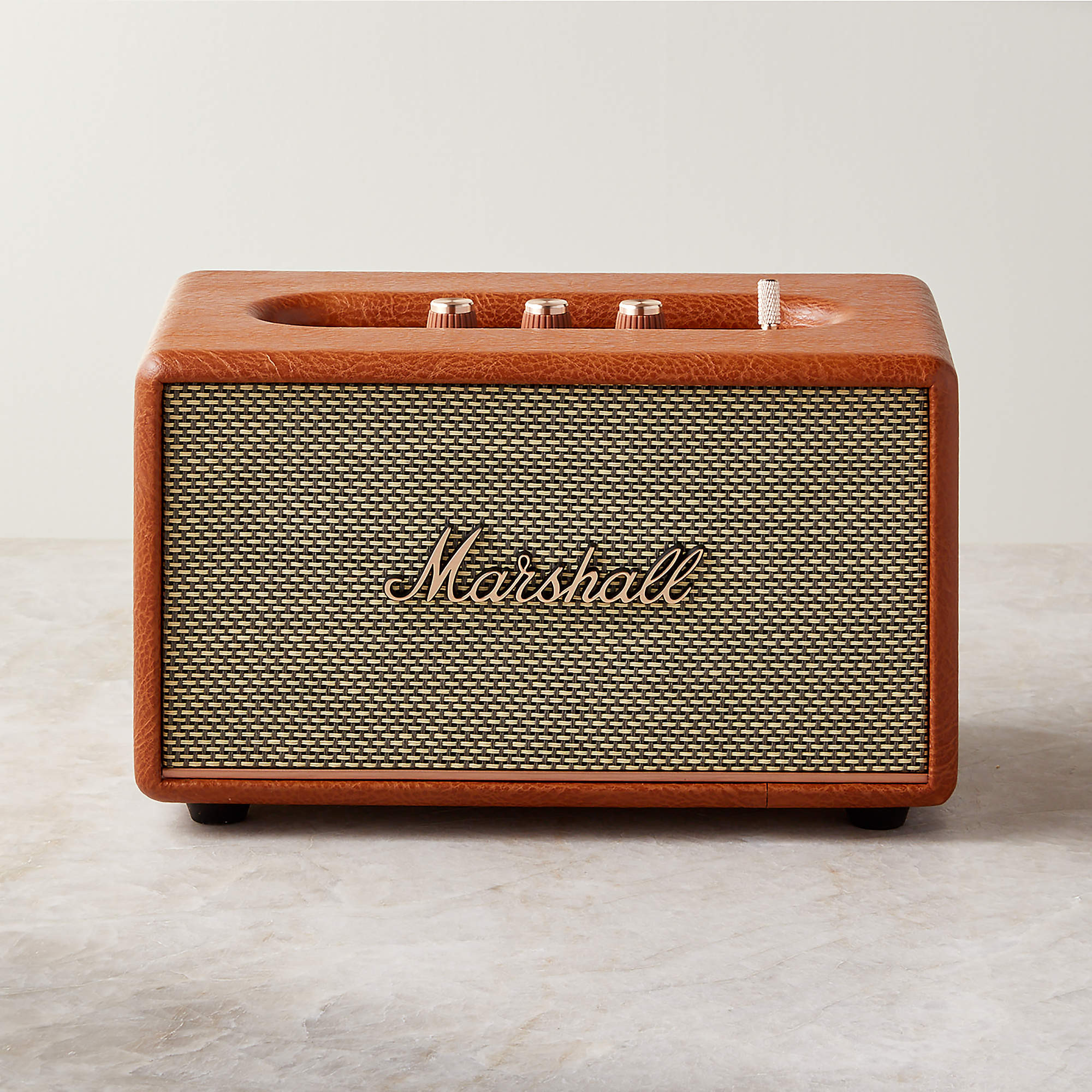 Marshall Acton III Cream Vintage Bluetooth Speaker + Reviews | CB2 | CB2