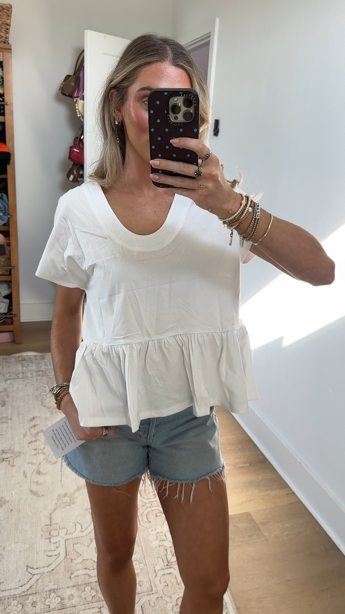 Amazon size small Womens Athletic Gym Babydoll Sweatshirt V-Back Ruffle Hem Flowy Blouses Oversized Peplum Tops Short Sleeve Shirts

#LTKootd #LTKActive #LTKSaleAlert