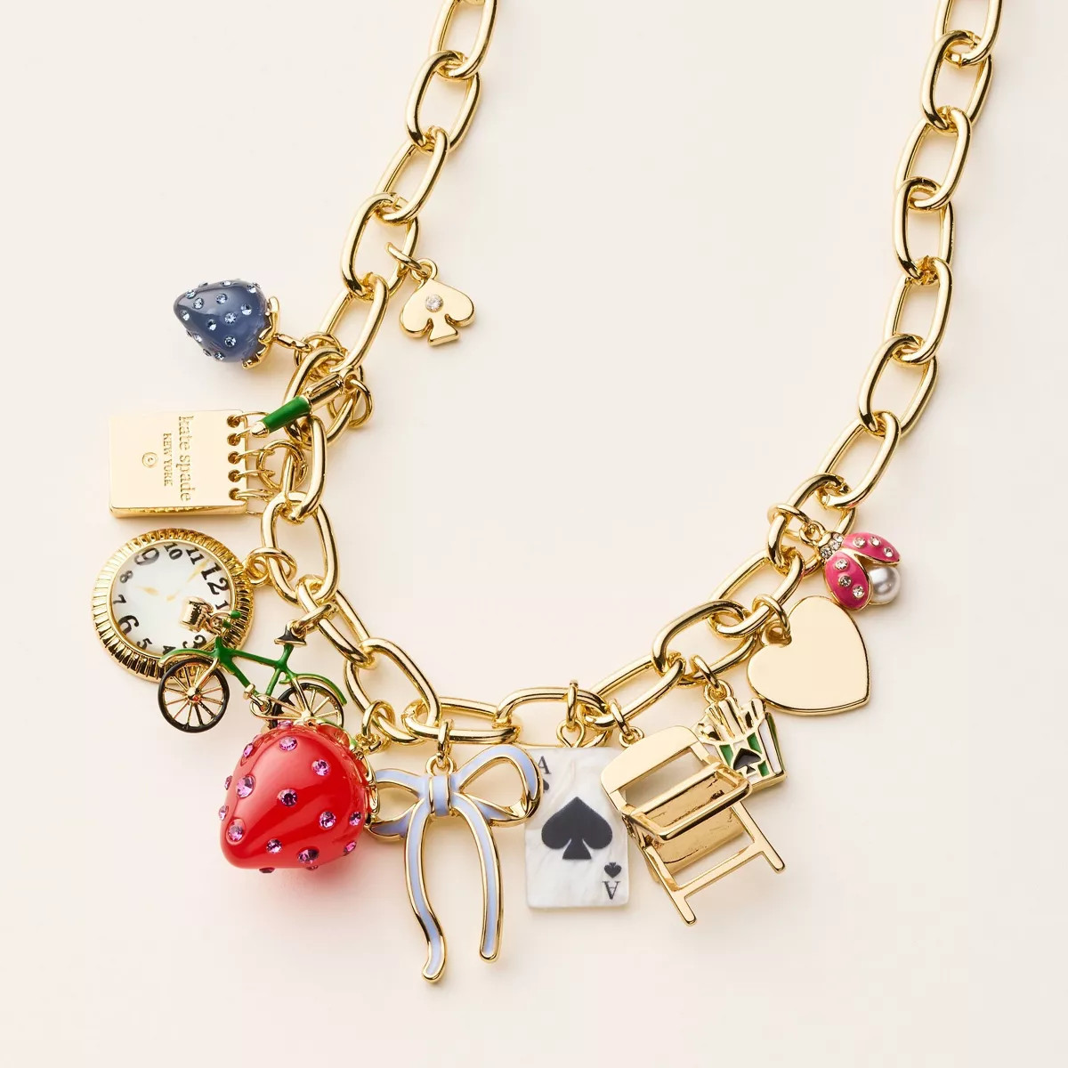 Chunky Charm Statement Necklace - kate spade new york x Target Gold | Target
