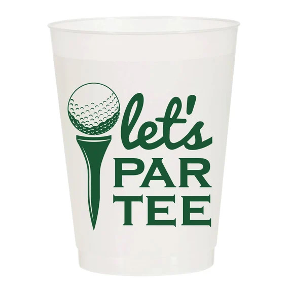 Lets Par Tee Masters Golf Ball Reusable Cup  Golfing Party - Etsy | Etsy (US)
