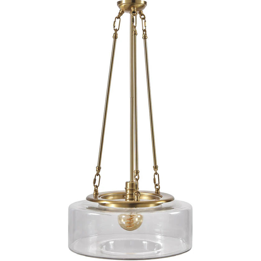 Glades Rustic Gold Ceiling Lighting | Mark & Day