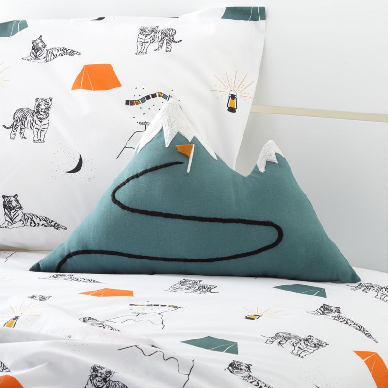 Basecamp Mountain Pillow + Reviews | Crate & Kids | Crate & Barrel