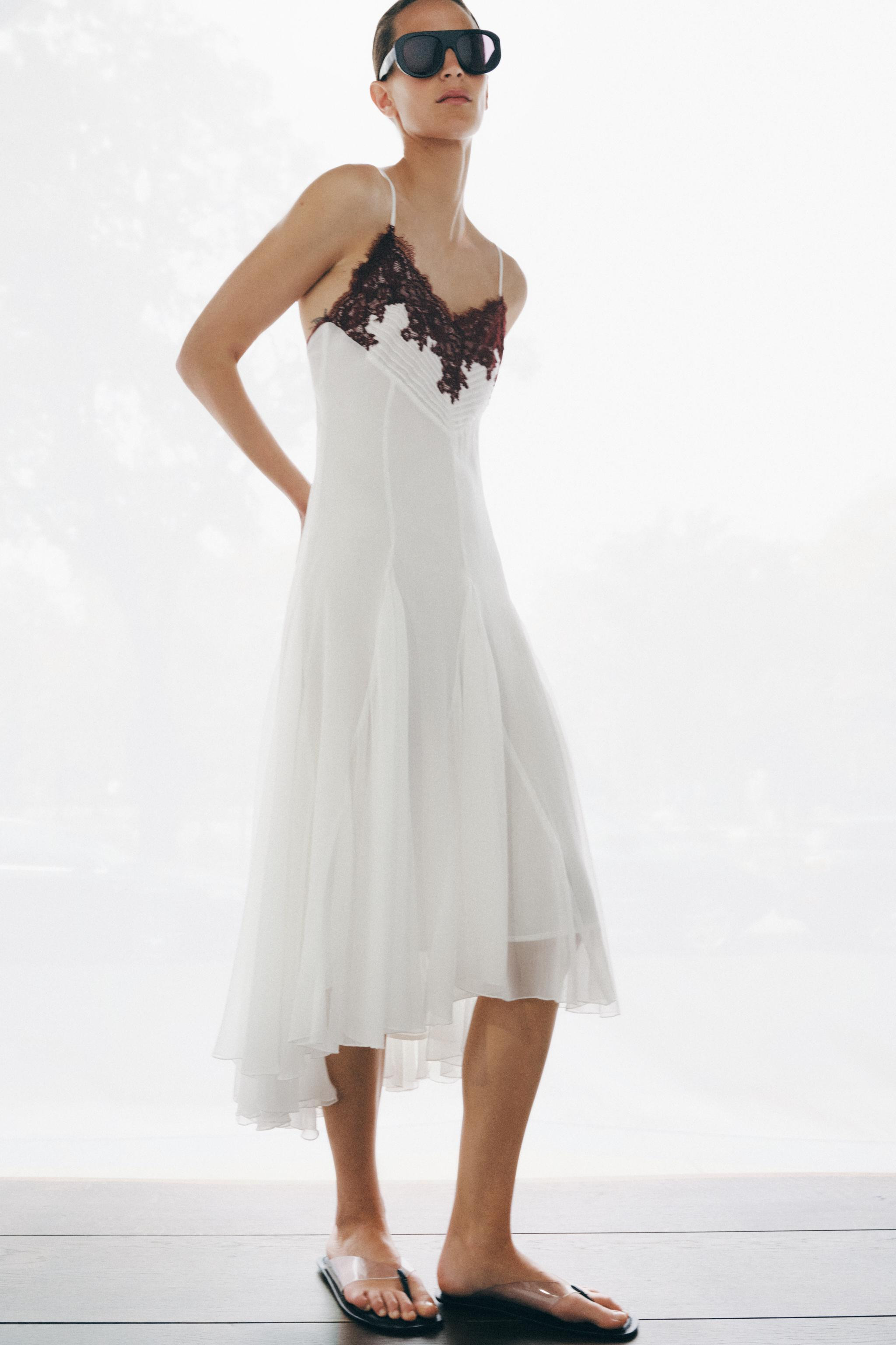ZW COLLECTION LACE DRESS | Zara US