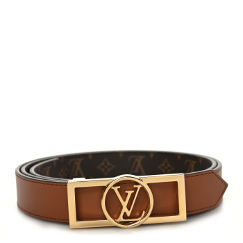 Monogram 25mm Dauphine Reversible Belt 75 30 Tan | FASHIONPHILE (US)