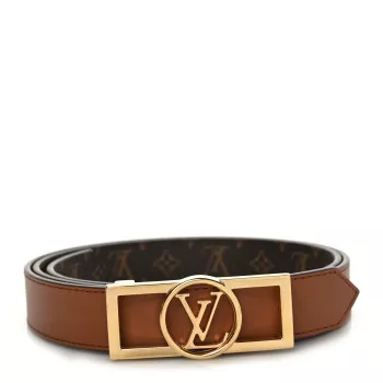 LOUIS VUITTON Monogram Dauphine Mini Belt 85 34 1265668