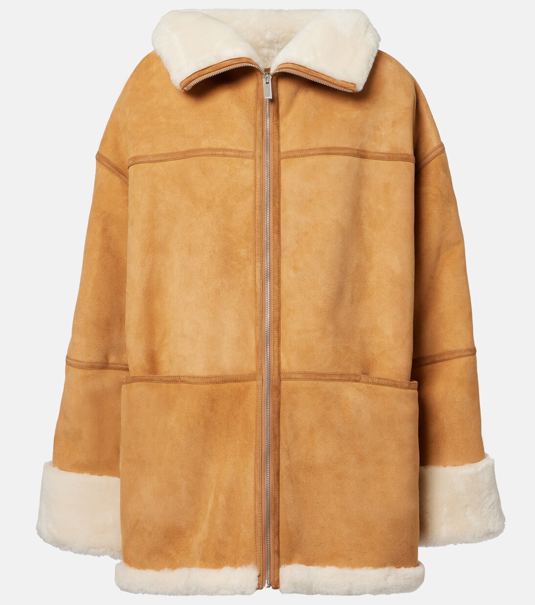 Signature shearling-lined suede jacket | Mytheresa (US/CA)