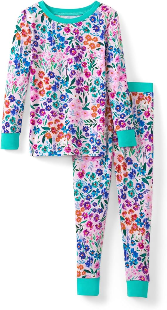 Little Sleepies Two-Piece Pajama Set for Boys & Girls, Soft Viscose from Bamboo Toddler Pajamas f... | Amazon (US)