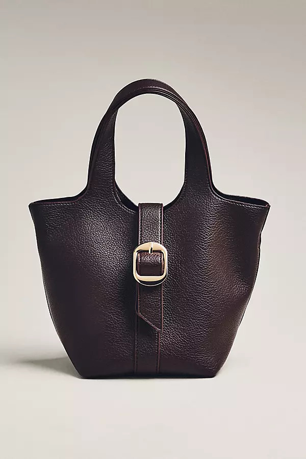 Pebbled Mini Bucket Tote | Anthropologie (US)