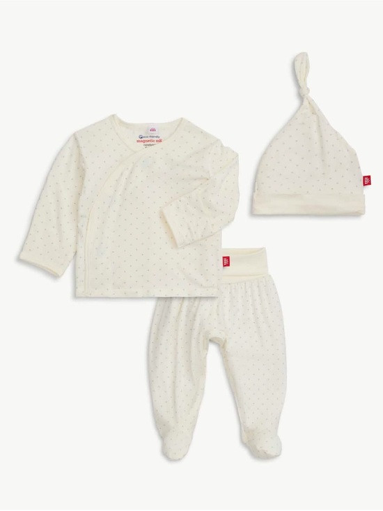 Magnetic Me Cream Polka Dot Baby Matching Set | Poshmark