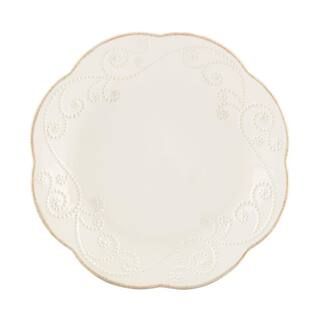 French Perle White Dessert Plates (Set of 4) | The Home Depot