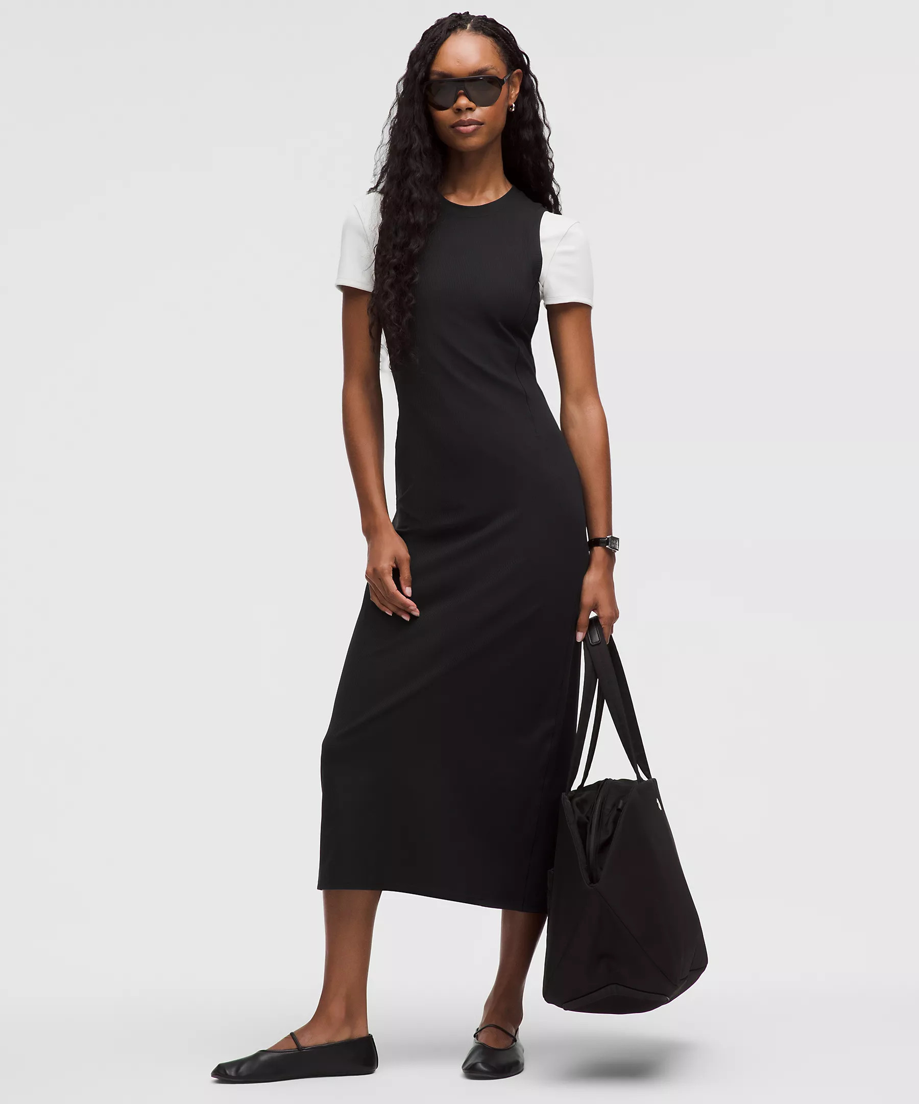 All Aligned Ribbed Midi Dress | Lululemon (US)