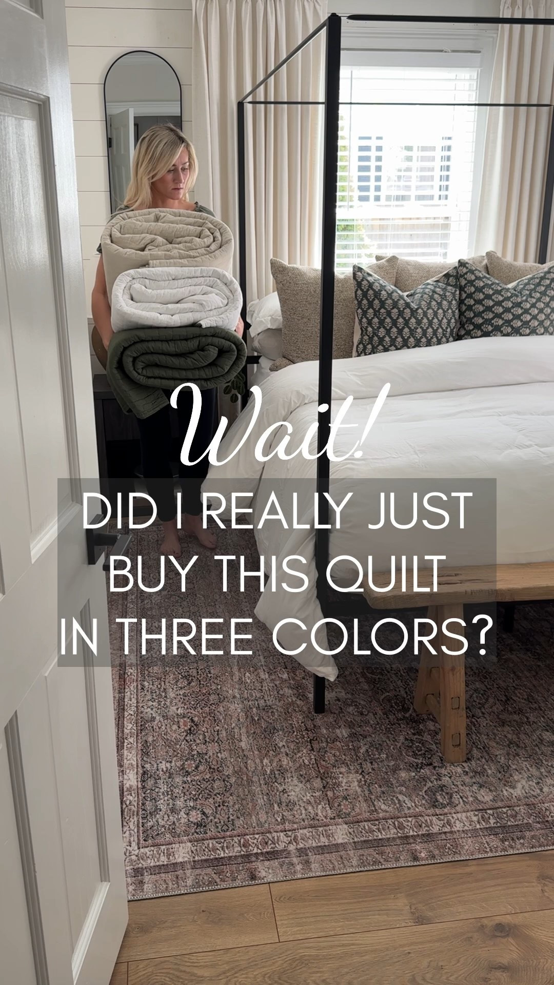 I didn’t mean to buy it in three colors… but here we are 😅

100% cotton ✔️
Breathable for hot sleepers ✔️
Lightweight but cozy year-round ✔️
Gets softer every single wash ✔️

This is one of those bedding finds that looks high-end, feels amazing, and actually holds up to real life (kids + pets included 🙌).

#LTKHome