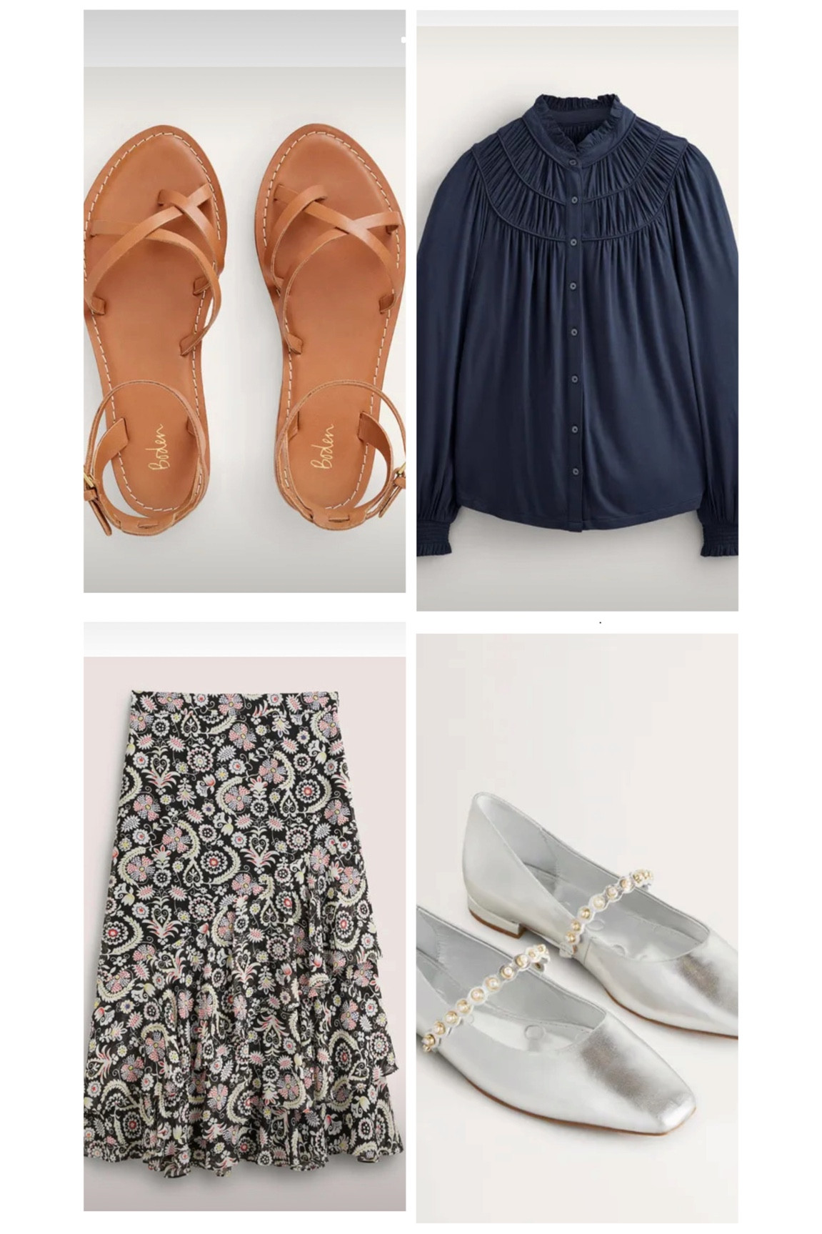 Here’s an easy outfit from Boden !  The silver ballet pumps are on sale! 

#LTKeurope #LTKSeasonal #LTKFind