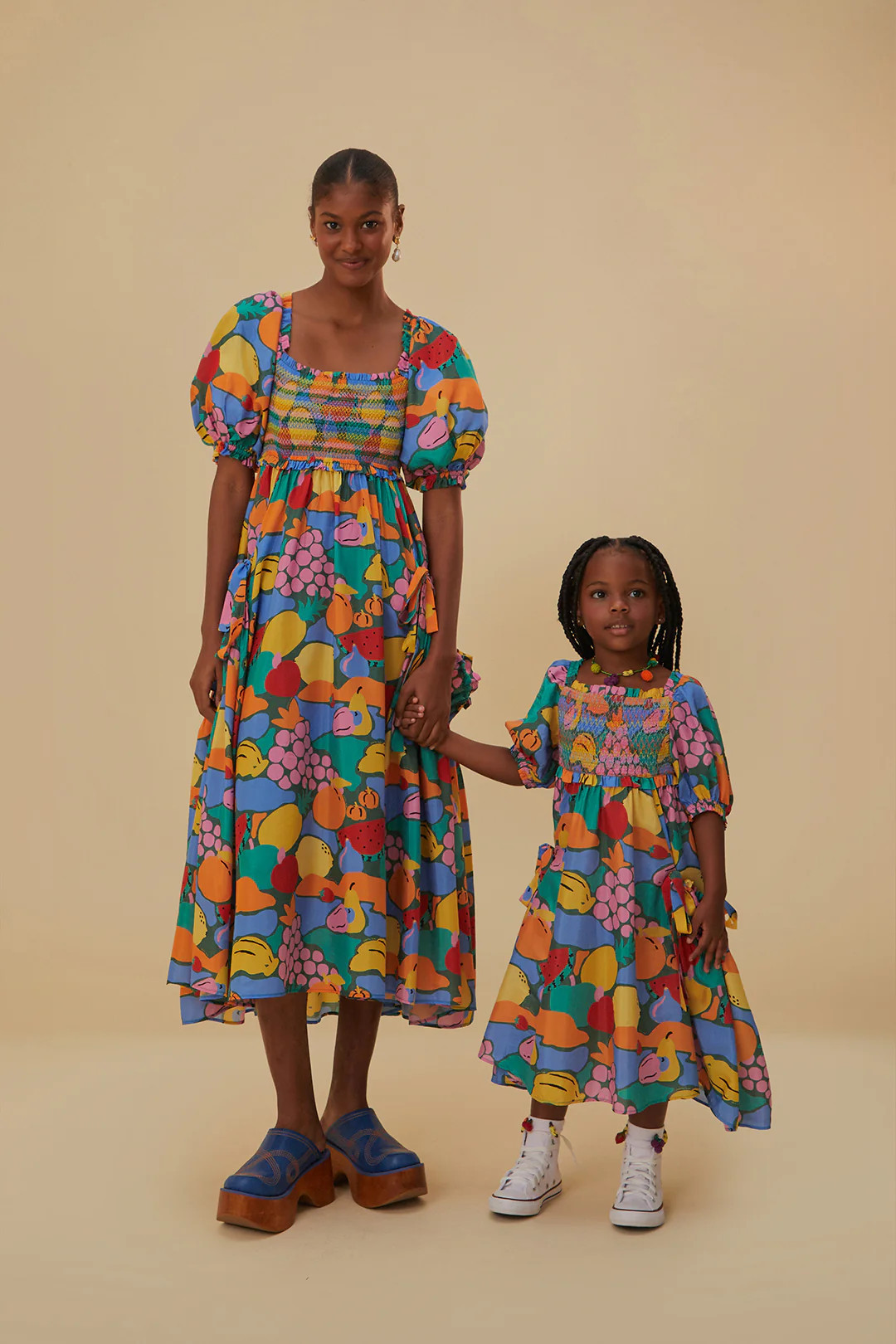 FRUIT LANDSCAPE SS MAXI DRESS | HARRINGTONS