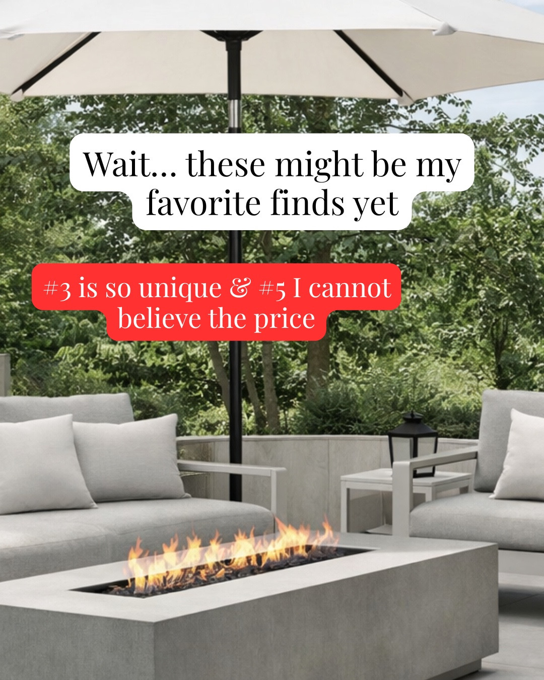 So many new deals! I’m shocked at the porch swing price! It adds such a cozy element to your front porch for such a low cost. Also the metal dining set is absolutely stunning & low maintenance! Comment WAL028 to shop!
