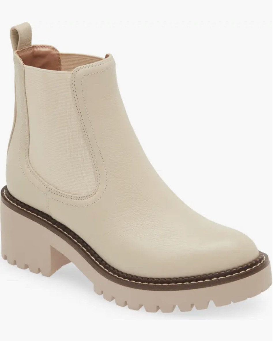 love this ivory option of my favorite chelsea boots! i have had the black pair for YEARS and they still look brand new! one of my nsale staples for sure! nordstrom sale

#LTKSummerSales #LTKShoeCrush #LTKxNSale