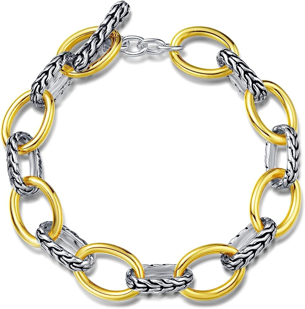 UNY JEWEL Jewelry Make a Statement with Foxtail Link Chain Bracelet Designer Brand Inspired Women... | Amazon (US)