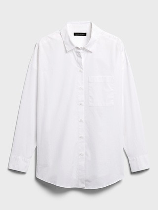 Oversized Tech-Stretch Shirt | Banana Republic (US)