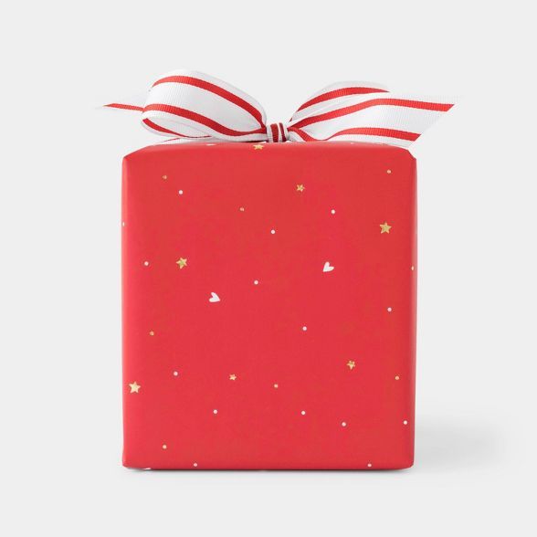 Red Starry Love Gift Wrap - Sugar Paper™ | Target