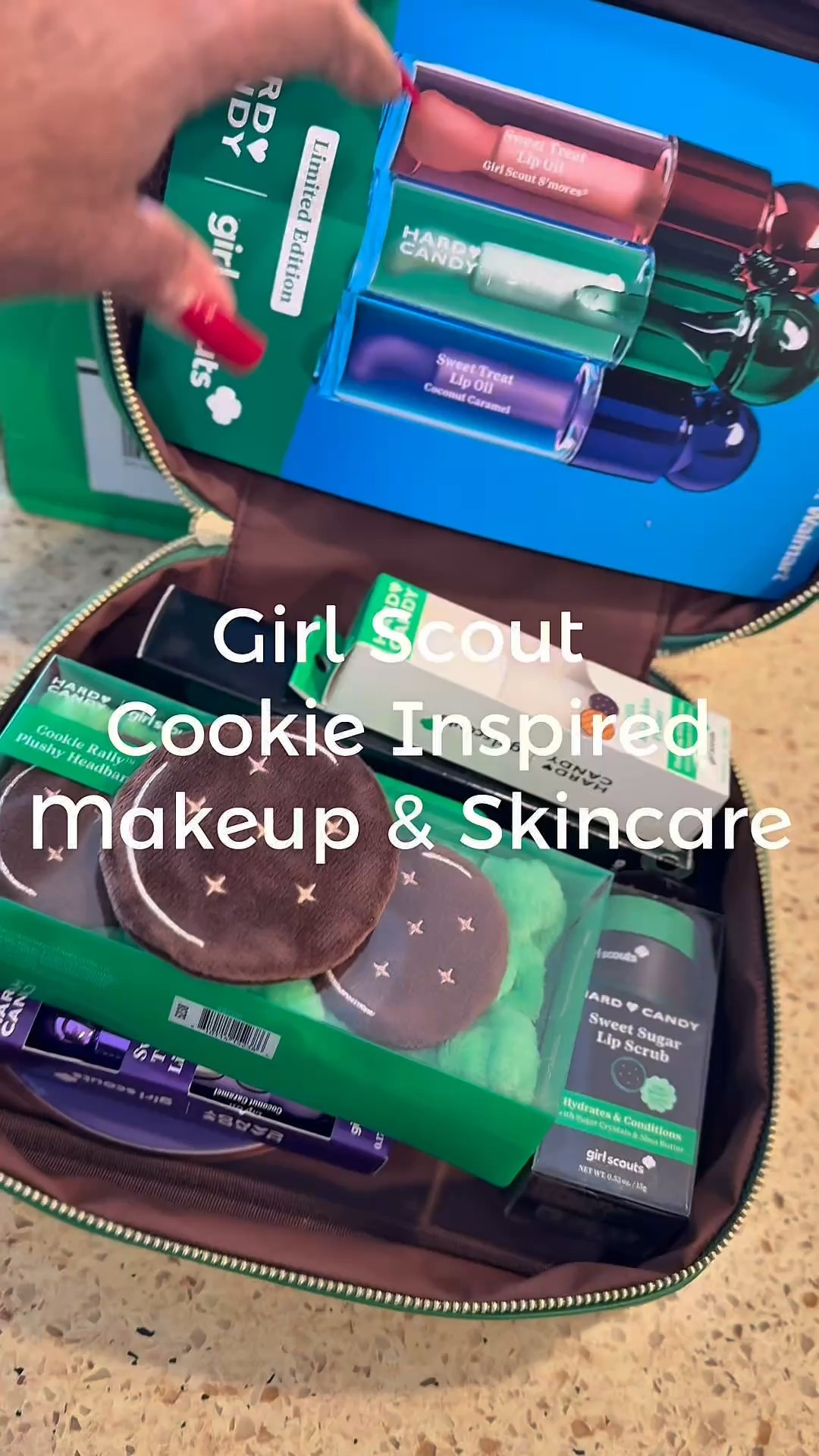 

GIRL SCOUT COOKIE FLAVORED LIP OIL!!!

Hard Candy definitely has some of the best PR boxes! This collaboration with the Girl Scouts has been one of my favorites from them over the years.🍪

The lip oils are flavored - just like the cookies - and the body oil is scented!

You can buy everything you see here online or at Walmart.

lip oil, body oil, Girl Scout cookies, affordable makeup, affordable skin care

#LTKOver40 #LTKBeauty #LTKWatchNow