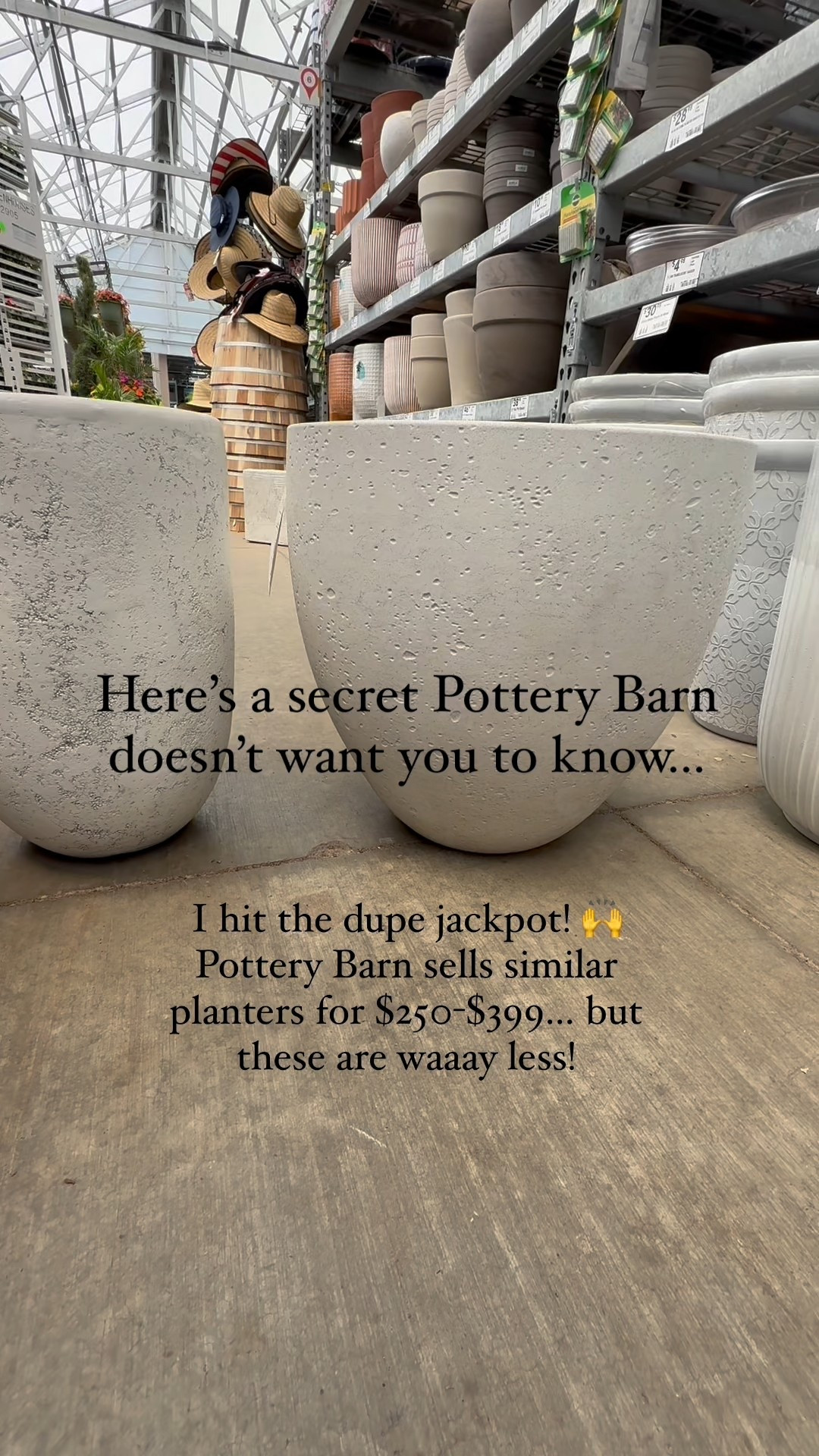 Here’s what you need to know…👇
.
I found so many planter looks for less I couldn’t include them all in my video, but I linked them all below! I also linked a few of the Pottery Barn options if you want to splurge! 

👇👇shop by clicking the thumbnails below 👇👇
.
. 
Planter, affordable home decor, outdoor living, patio decor, porch decor, designer inspired, designer looks for less, outdoor planter, indoor planter, concrete planter, look for less, Pottery Barn dupe, dupe 

#LTKHome #LTKFindsUnder100 #LTKSeasonal
