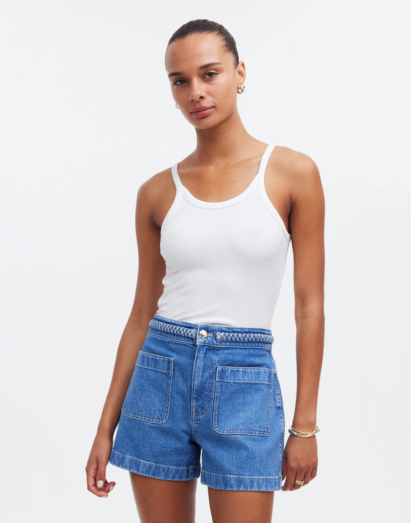Madewell x Lisa Says Gah! The Denim Emmett Short: Patch Pocket Edition | Madewell | Madewell