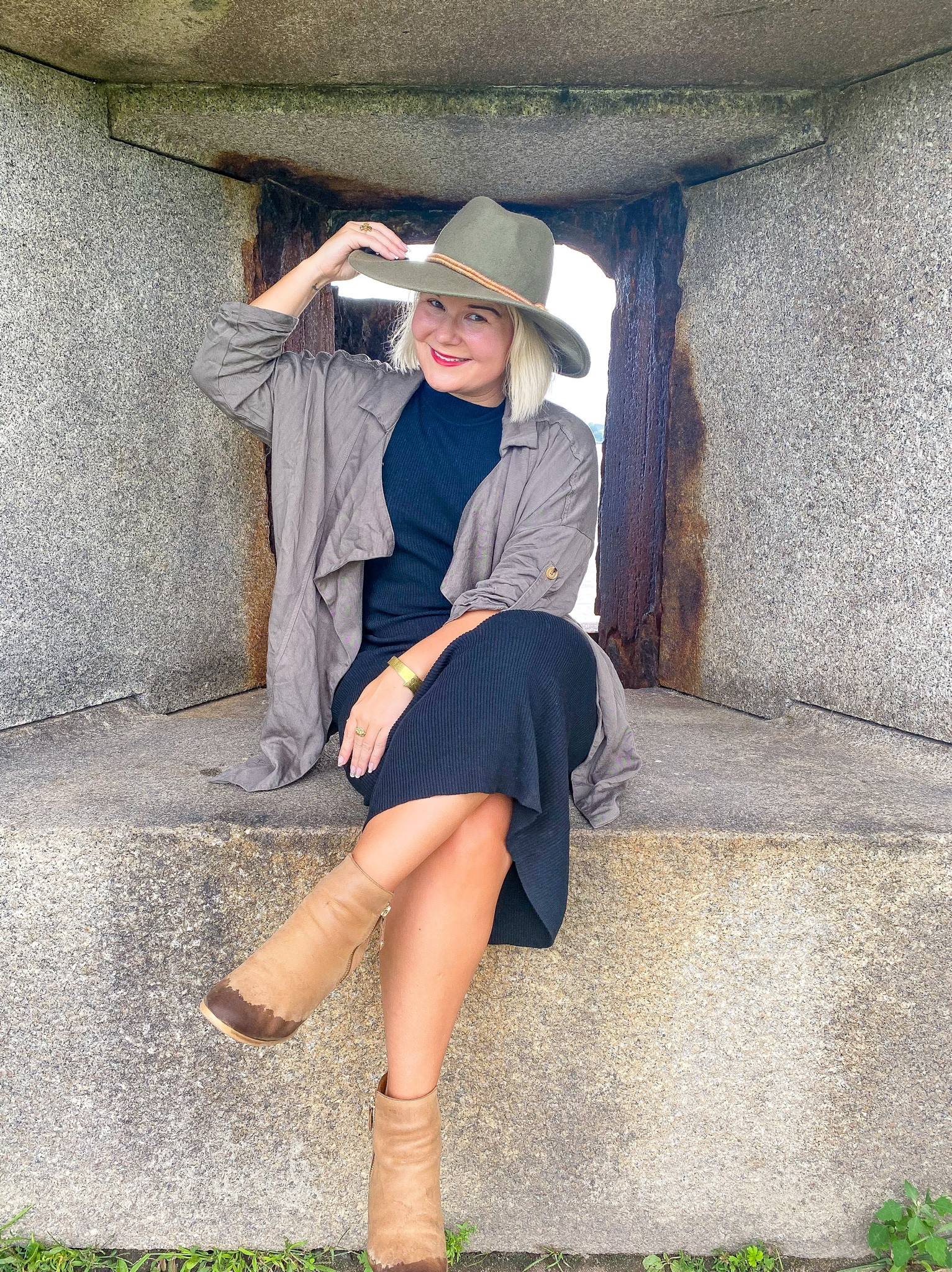 Autumn uniform. I adore this jacket and this black sweater dress is such a staple. Fit is true to size

#LTKcurves #LTKstyletip #LTKSeasonal