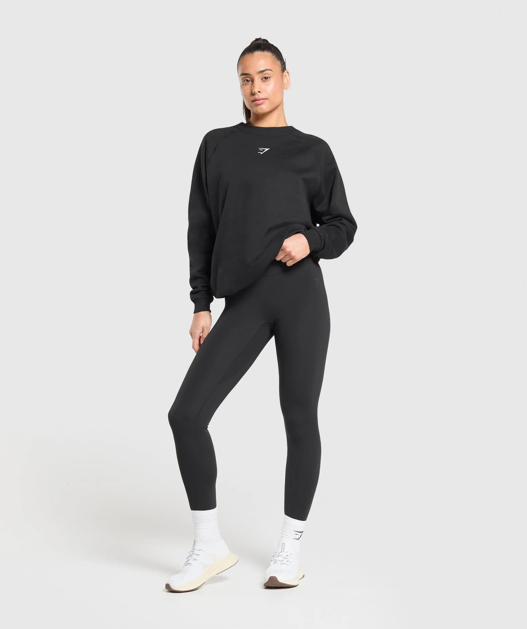 Training Oversized Fleece Sweatshirt | Gymshark US
