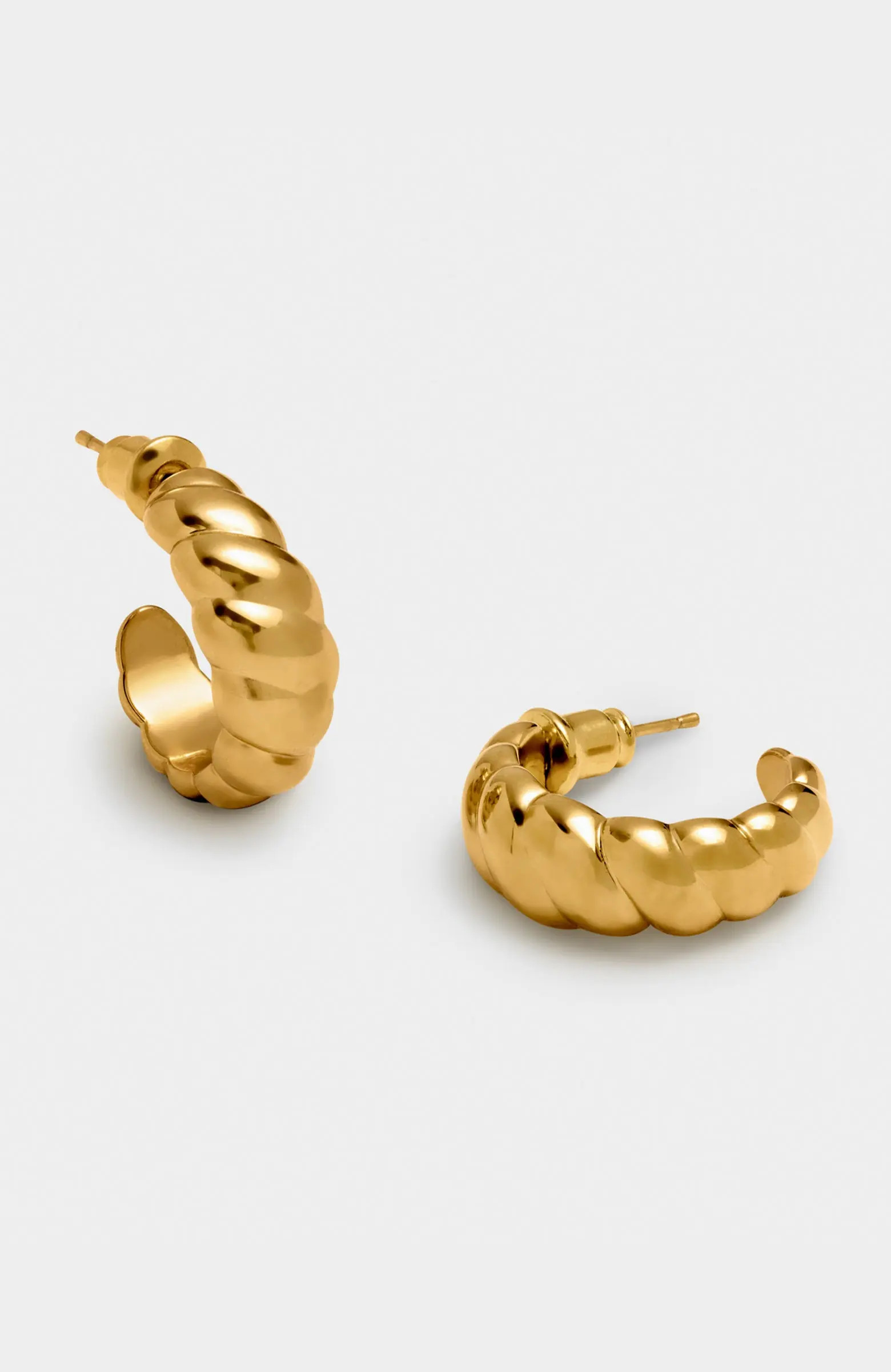 Katie Loxton Harper Twist Hoop Earrings (Women) | Nordstrom | Nordstrom