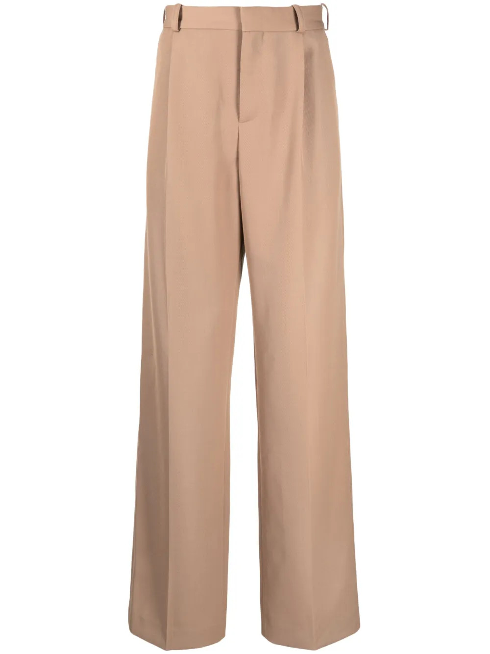 pressed-crease wide-leg trousers | Farfetch Global