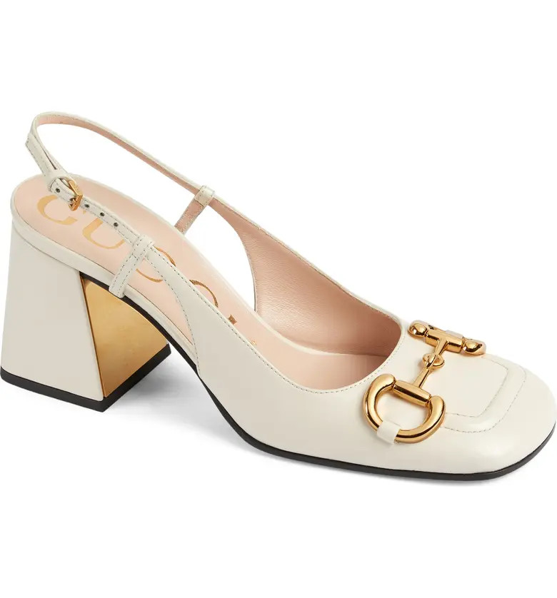 Gucci Baby Horsebit Slingback Pump | Nordstrom | Nordstrom