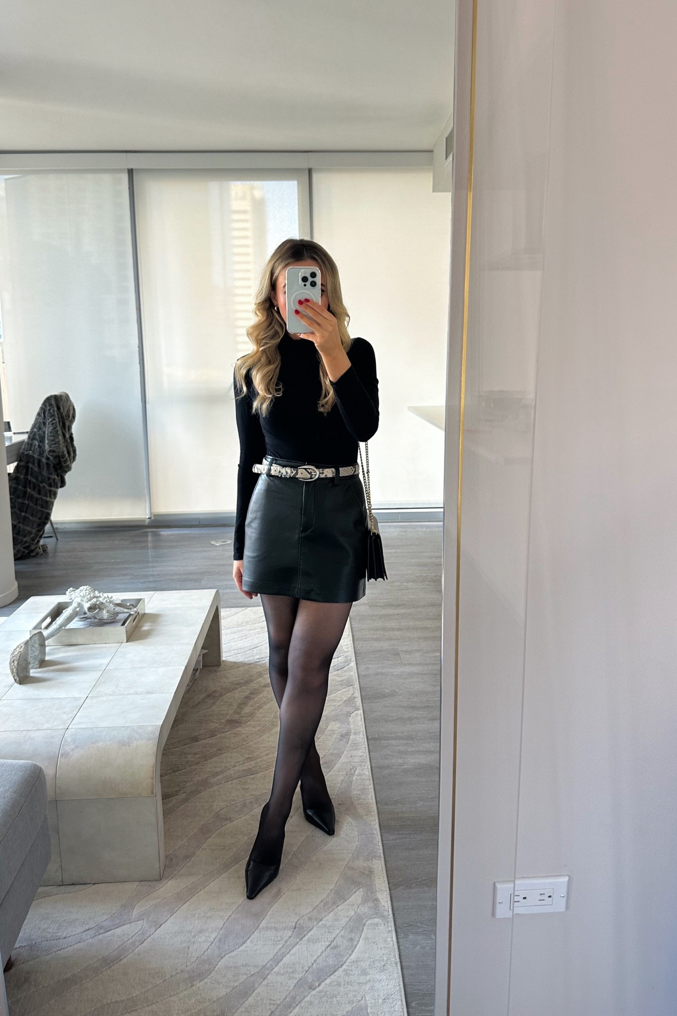 Chicago: Daily Outfit 

ootd style fashion, women’s winter look, going out look, fall fashion winter fashion, nyc, New York going out outfit, holiday party outfit, cold weather going out look, snakeskin accessories 

#LTKSeasonal #LTKgrwm #LTKootd