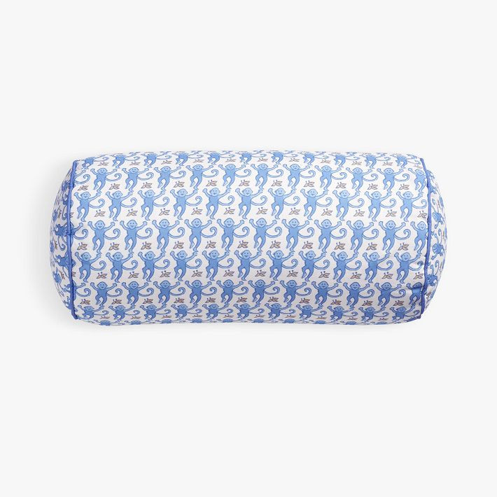 Roller Rabbit Monkey Bolster Pillow | Pottery Barn Teen