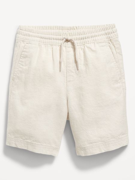 Functional-Drawstring Linen-Blend Shorts for Toddler Boys | Old Navy (US)